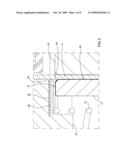 Electromagnetic fuel injector for gaseous fuels with anti-wear stop device diagram and image