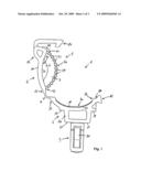 Clamping element for holding at least one object, in particular a cable diagram and image