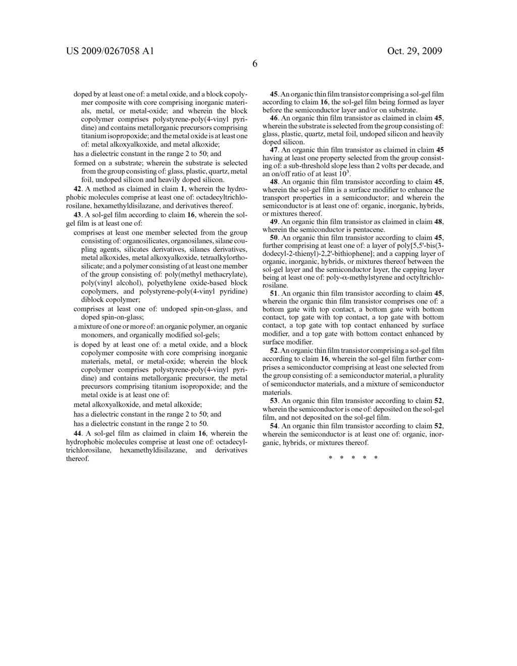 SOLUTION-PROCESSED INORGANIC FILMS FOR ORGANIC THIN FILM TRANSISTORS - diagram, schematic, and image 16