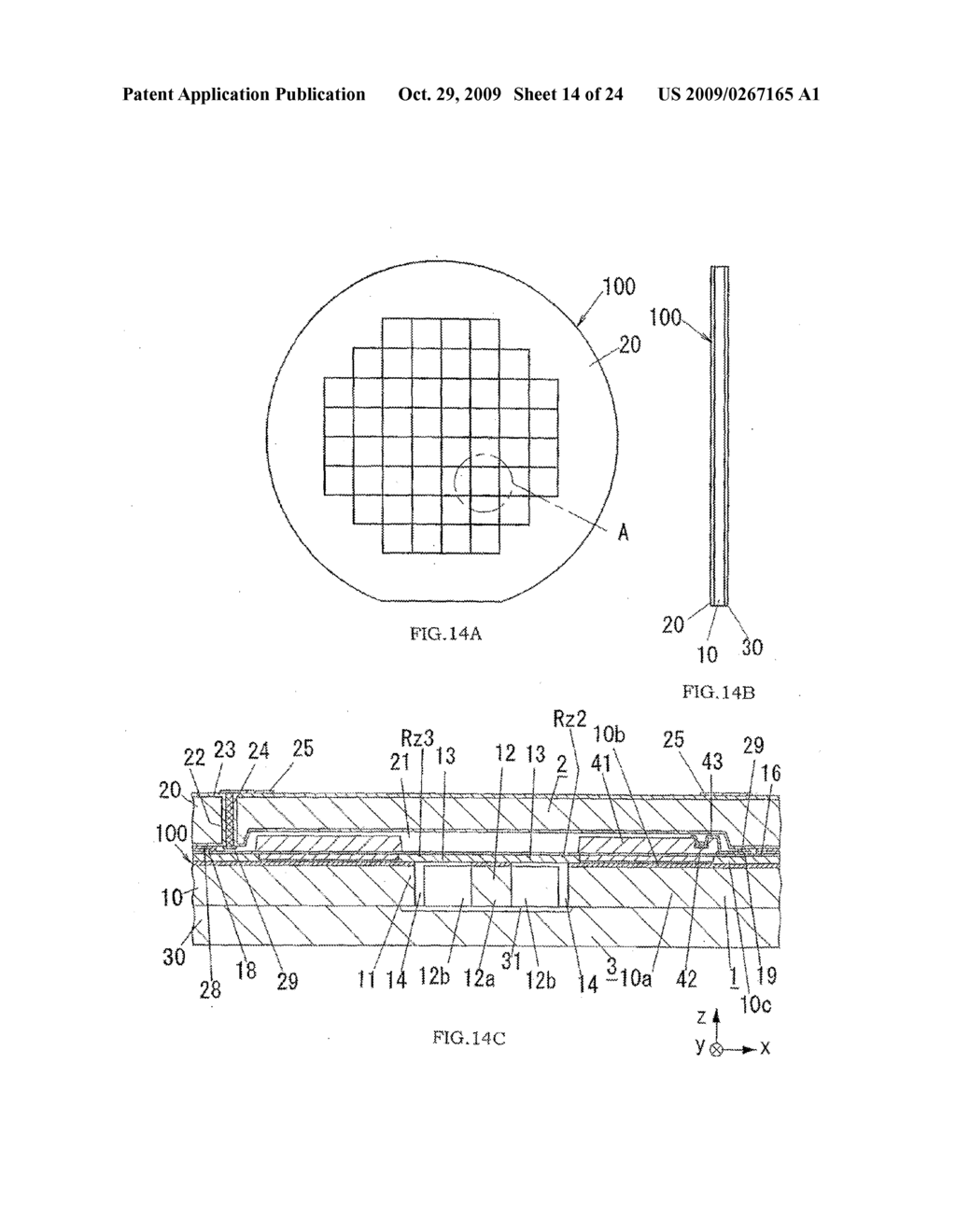 WAFER LEVEL PACKAGE STRUCTURE, AND SENSOR DEVICE OBTAINED FROM THE SAME PACKAGE STRUCTURE - diagram, schematic, and image 15