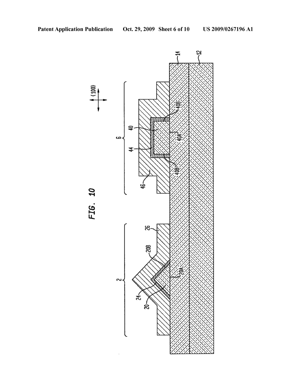 HIGH PERFORMANCE 3D FET STRUCTURES, AND METHODS FOR FORMING THE SAME USING PREFERENTIAL CRYSTALLOGRAPHIC ETCHING - diagram, schematic, and image 07