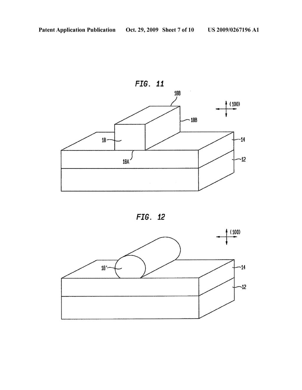 HIGH PERFORMANCE 3D FET STRUCTURES, AND METHODS FOR FORMING THE SAME USING PREFERENTIAL CRYSTALLOGRAPHIC ETCHING - diagram, schematic, and image 08