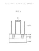 SEMICONDUCTOR DEVICE FOR PREVENTING THE LEANING OF STORAGE NODES AND METHOD FOR MANUFACTURING THE SAME diagram and image