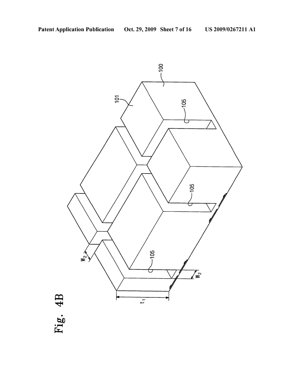 WAFER LEVEL PACKAGE AND METHOD OF FABRICATING THE SAME - diagram, schematic, and image 08