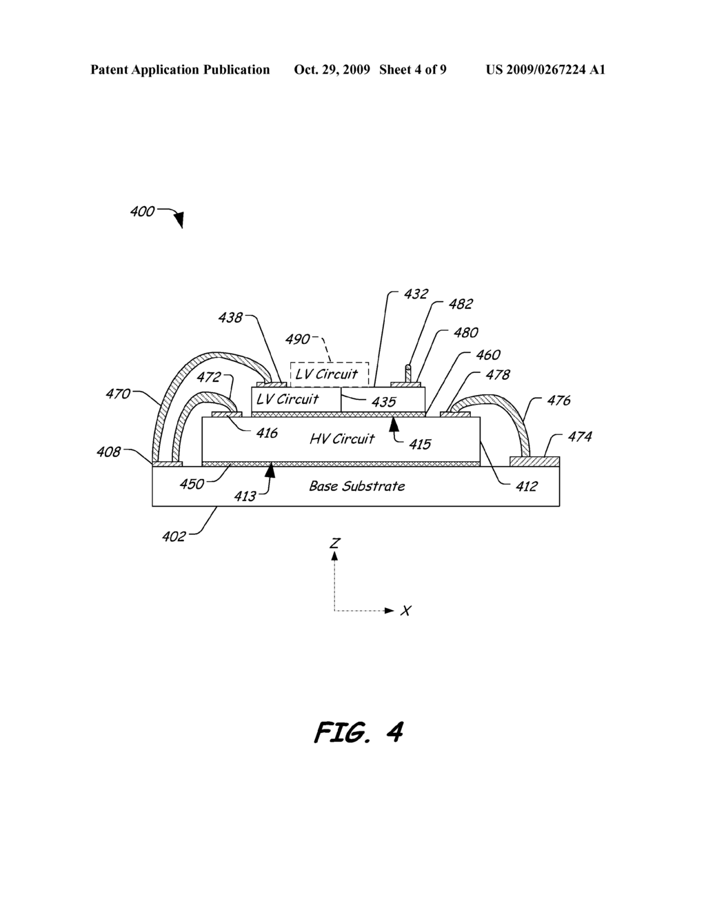 CIRCUIT DEVICE INCLUDING ROTATED STACKED DIE - diagram, schematic, and image 05