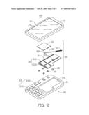 SLIDING COVER ASSEMBLY AND PORTABLE ELECTRONIC DEVICE USING THE SAME diagram and image