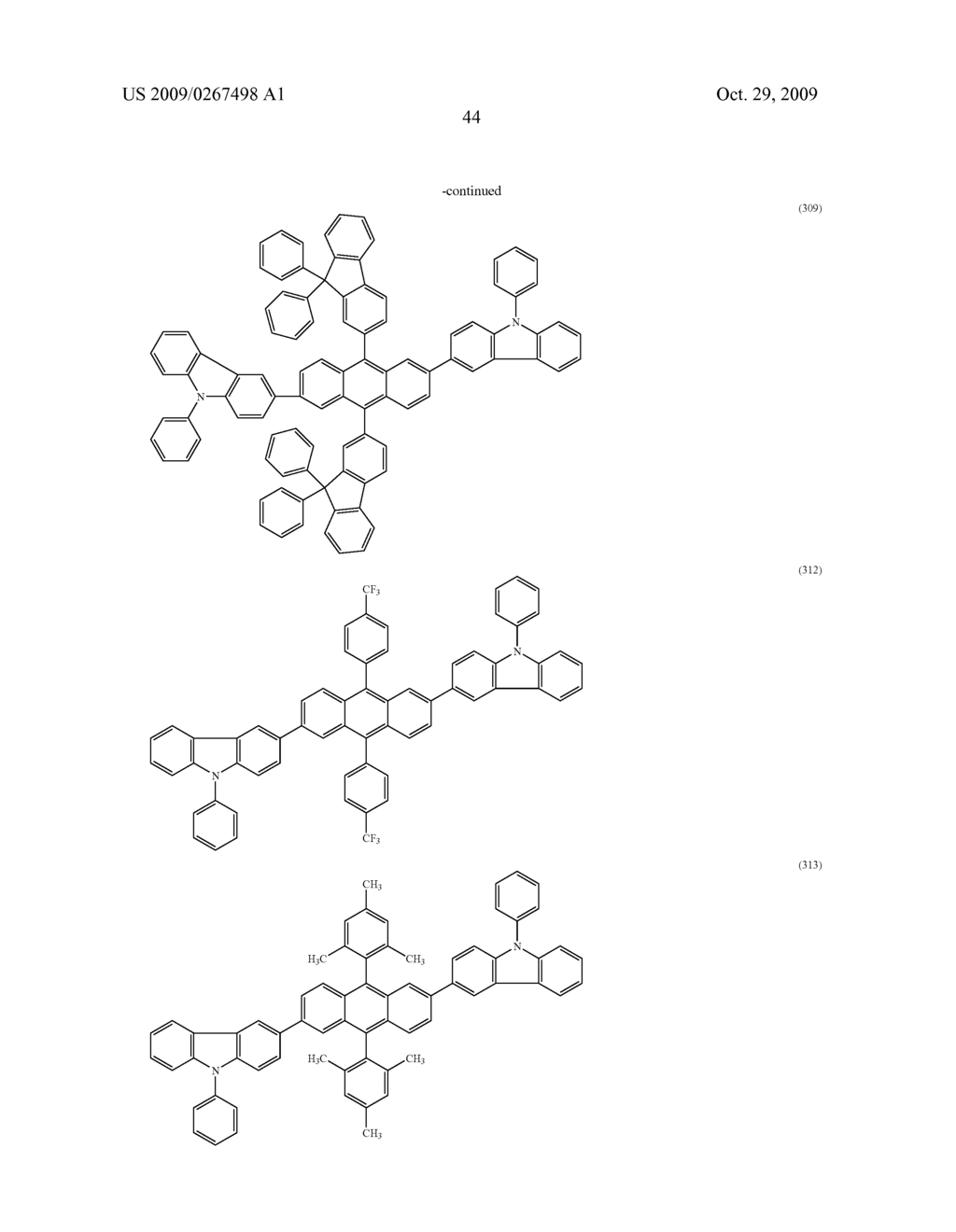 Anthracene Derivative, Light-Emitting Element, Light-Emitting Device, and Electronic Appliance - diagram, schematic, and image 95