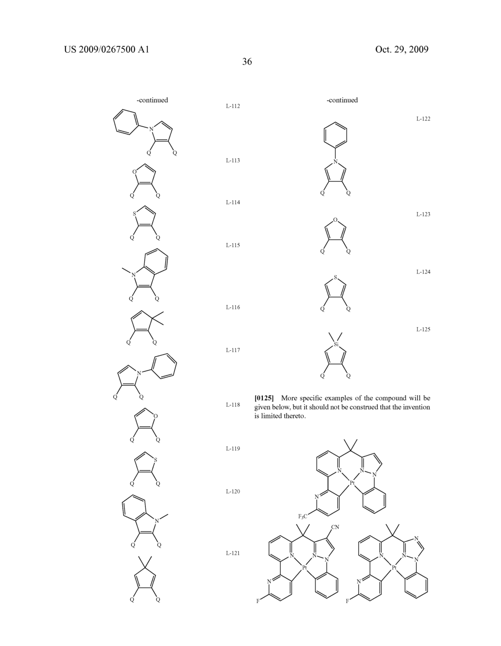 ORGANIC ELECTROLUMINESCENCE DEVICE - diagram, schematic, and image 37