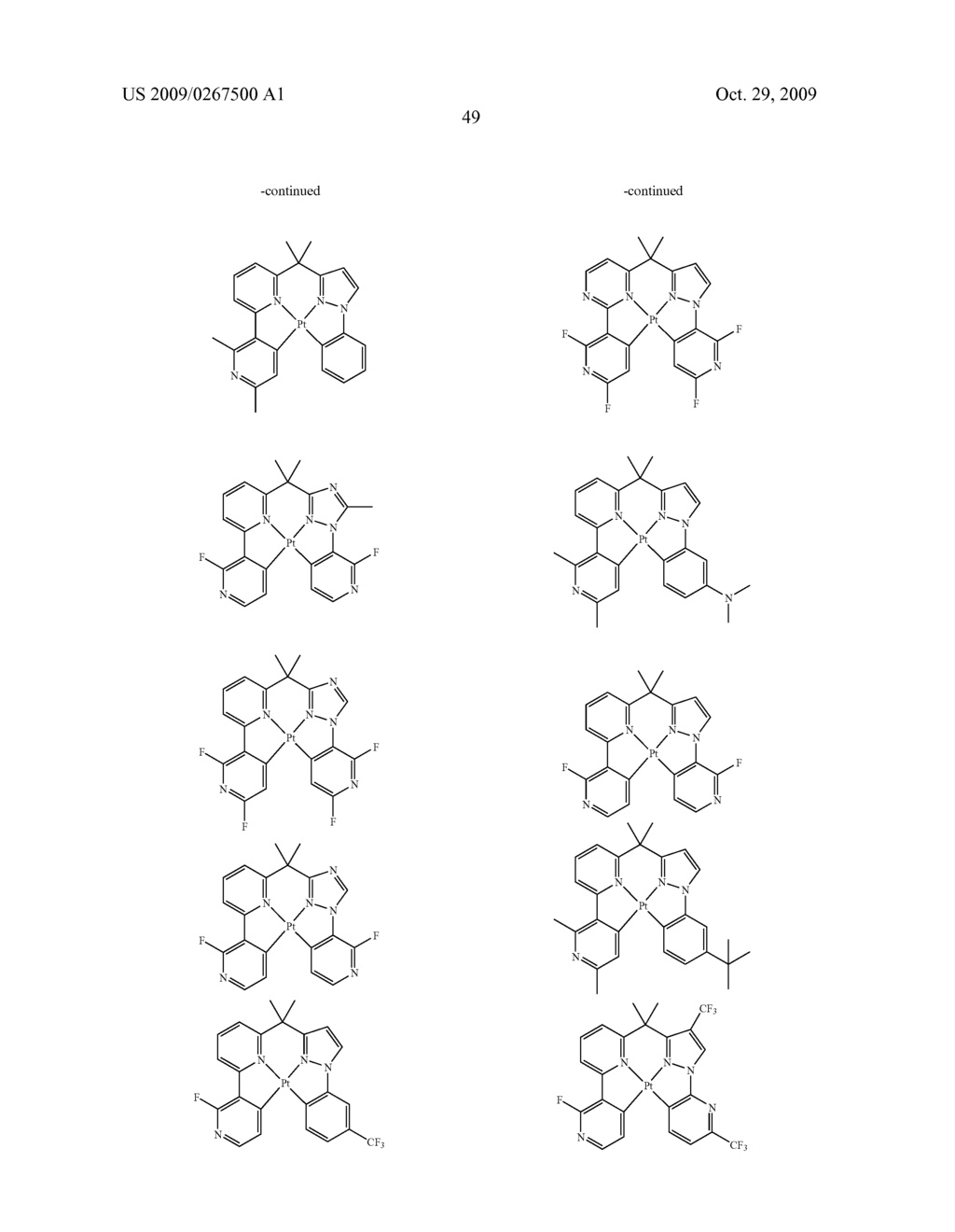 ORGANIC ELECTROLUMINESCENCE DEVICE - diagram, schematic, and image 50