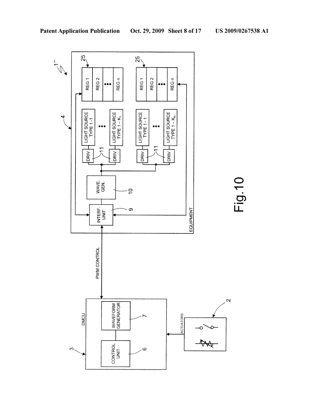 LIGHTING SYSTEM FOR AVIONICS APPLICATIONS AND CONTROL METHOD THEREOF - diagram, schematic, and image 09