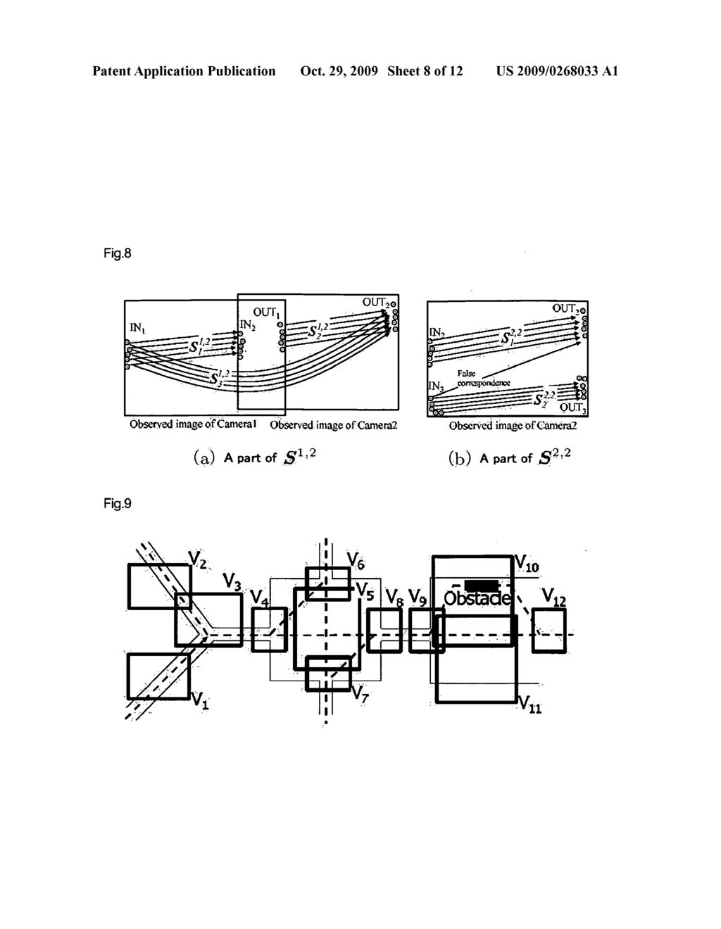 Method for estimating connection relation among wide-area distributed camera and program for estimating connection relation - diagram, schematic, and image 09