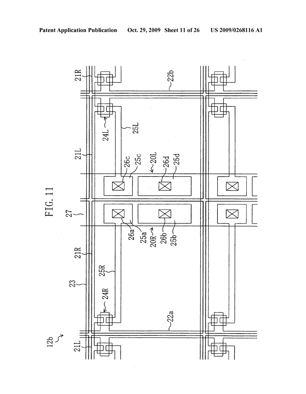 Active matrix substrate, method for fabricating active matrix substrate, display device, liquid crystal display device, and television device - diagram, schematic, and image 12