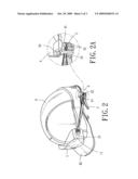 Fixing Structure for Industrial Spectacles and Helmet diagram and image