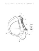 Fixing Structure for Industrial Spectacles and Helmet diagram and image