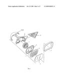 PLASTIC GLASS MIRROR FOR VEHICLES diagram and image