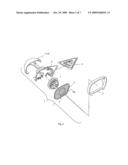 PLASTIC GLASS MIRROR FOR VEHICLES diagram and image