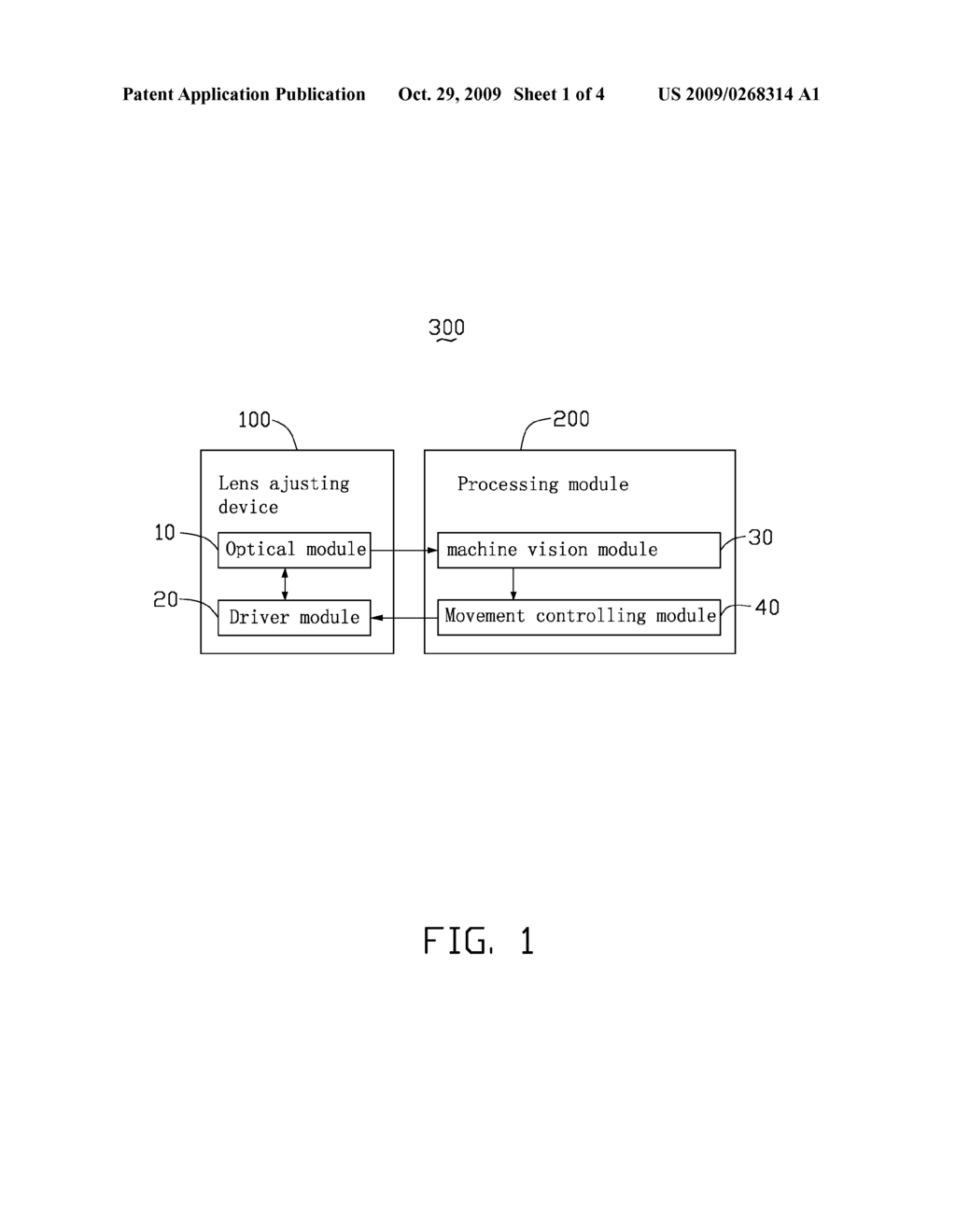 LENS ADJUSTING DEVICE AND IMAGE TRACKING SYSTEM WITH THE SAME - diagram, schematic, and image 02