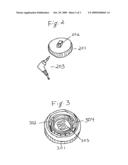 Replacement battery cap for firearm optic diagram and image