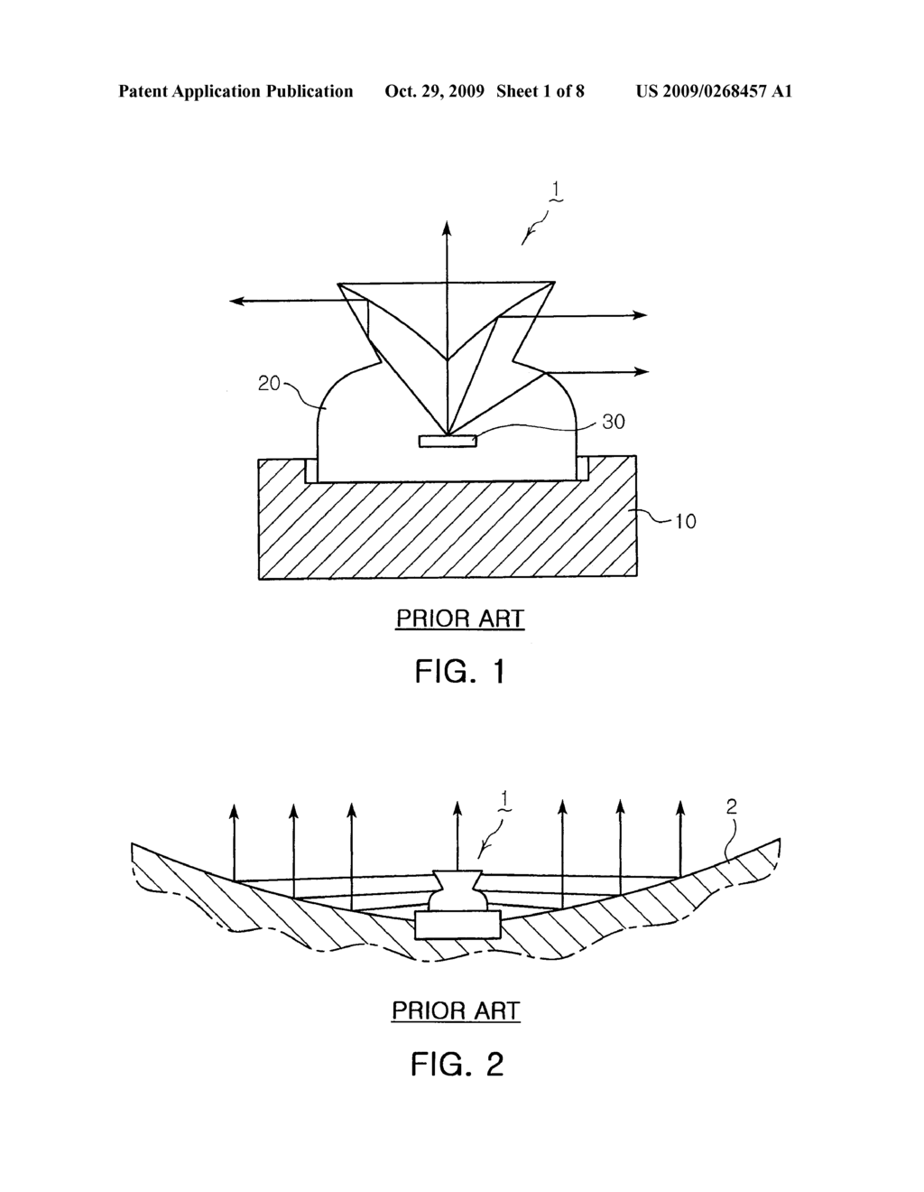 LED PACKAGE AND BACKLIGHT UNIT USING THE SAME - diagram, schematic, and image 02