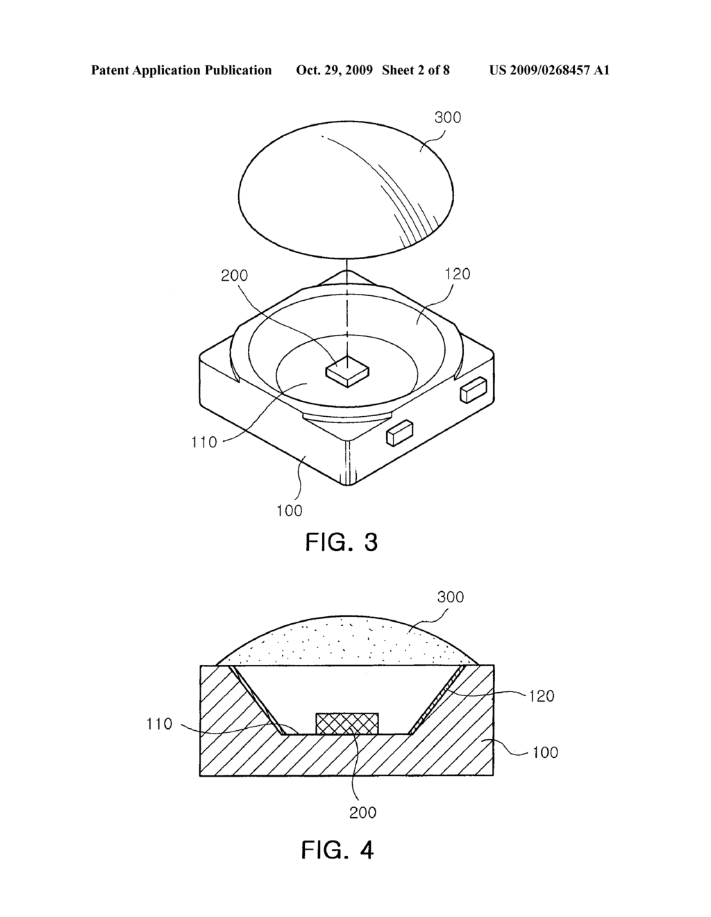 LED PACKAGE AND BACKLIGHT UNIT USING THE SAME - diagram, schematic, and image 03