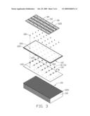 LED LAMP HAVING A VAPOR CHAMBER FOR DISSIPATING HEAT GENERATED BY LEDS OF THE LED LAMP diagram and image