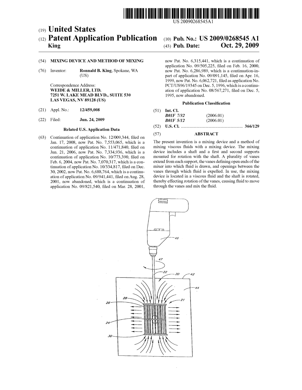 Mixing device and method of mixing - diagram, schematic, and image 01