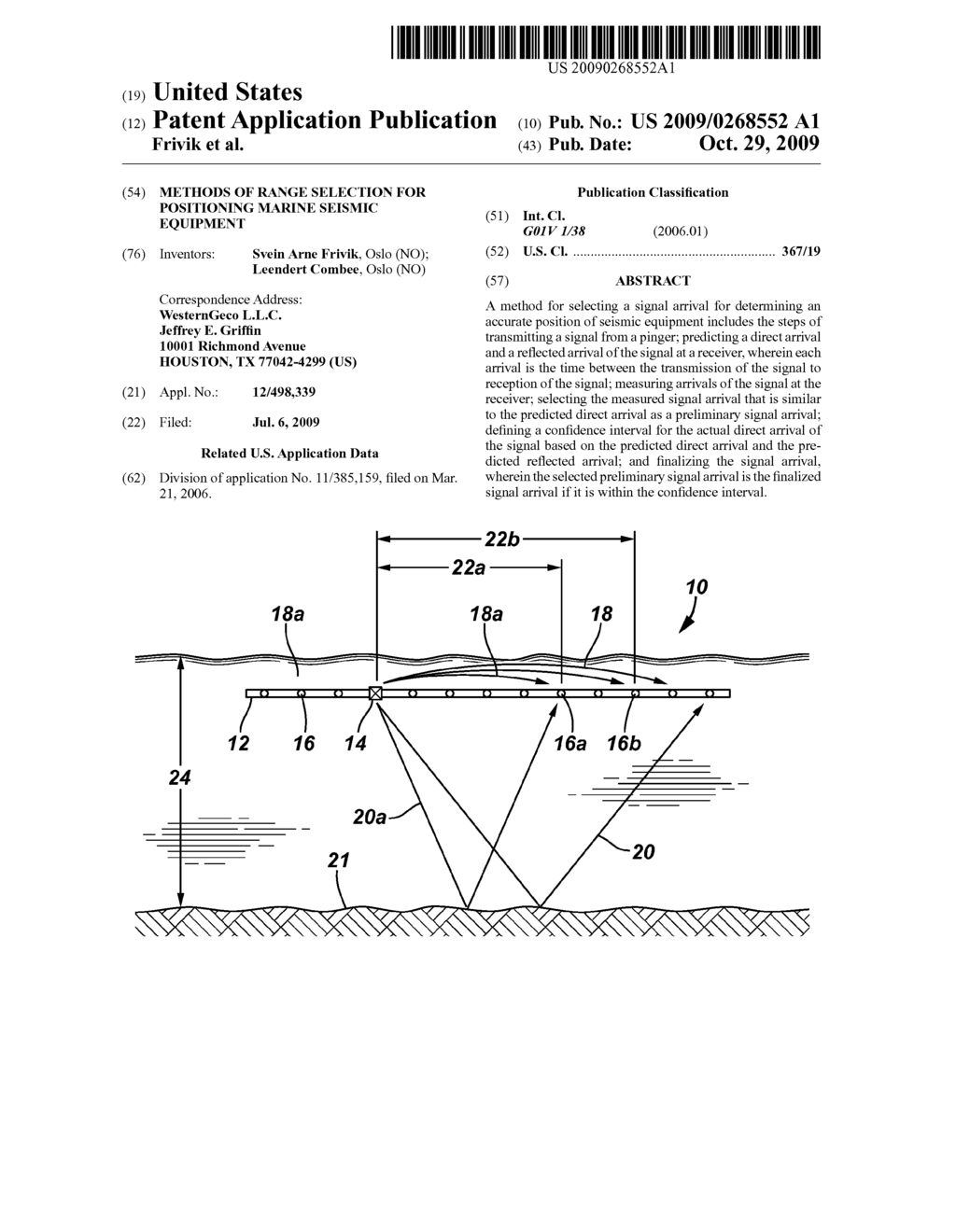 Methods of Range Selection for Positioning Marine Seismic Equipment - diagram, schematic, and image 01