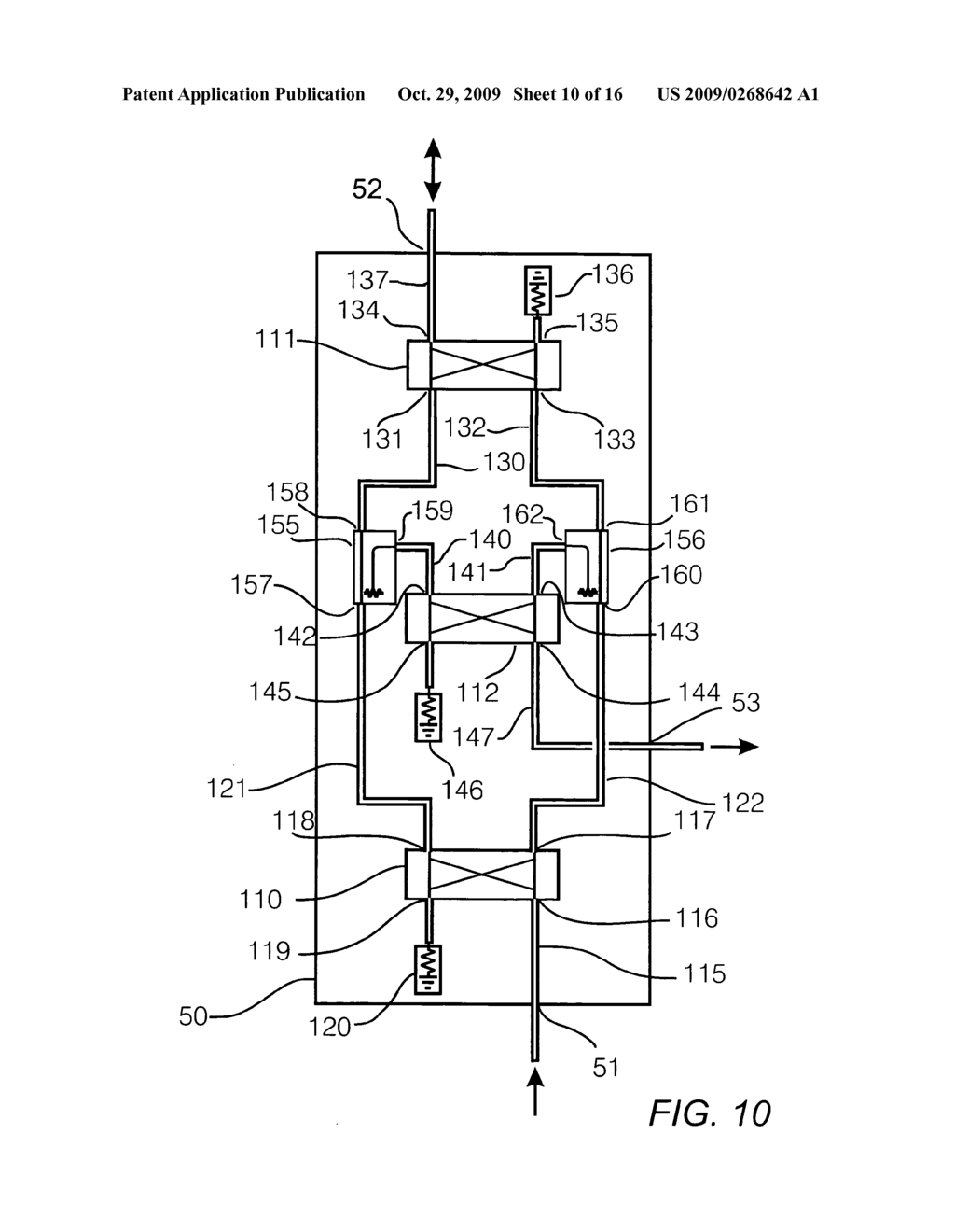 High isolation signal routing assembly for full duplex communication - diagram, schematic, and image 11