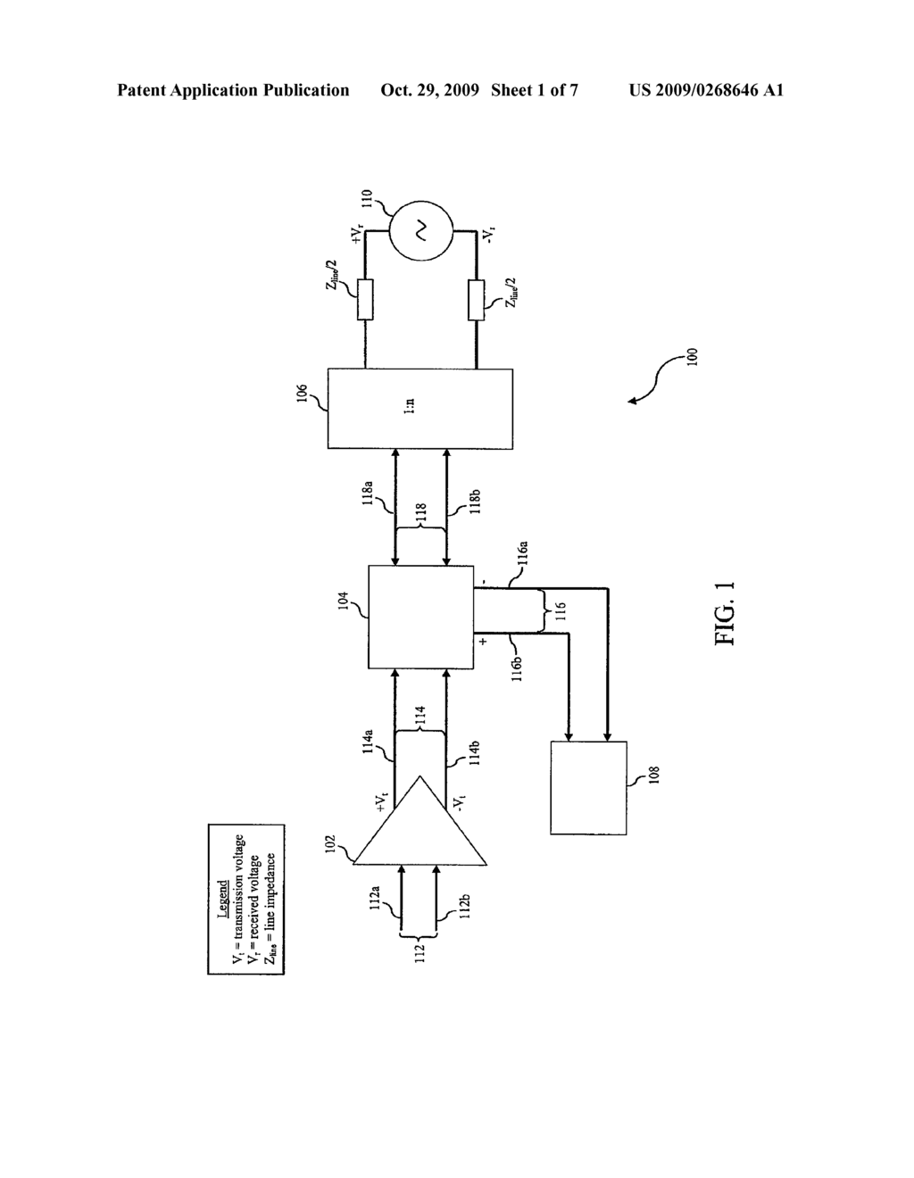 Line Driver For An Adaptive Hybrid Circuit - diagram, schematic, and image 02