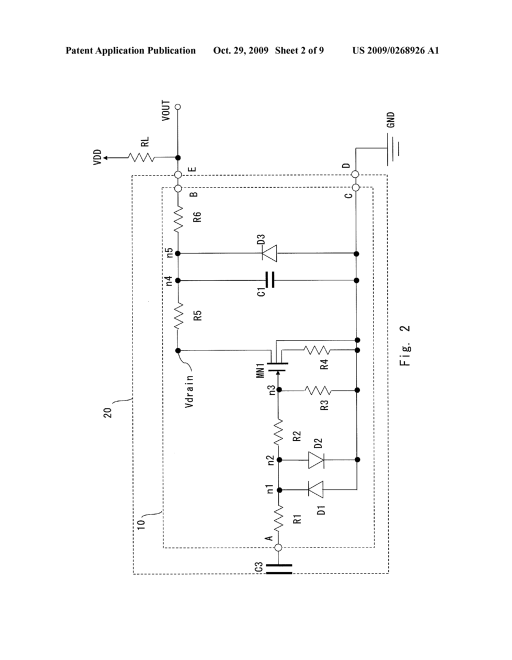 SEMICONDUCTOR INTEGRATED CIRCUIT AND CONDENSER MICROPHONE - diagram, schematic, and image 03