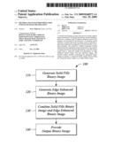 Method And System Providing Edge Enhanced Image Binarization diagram and image