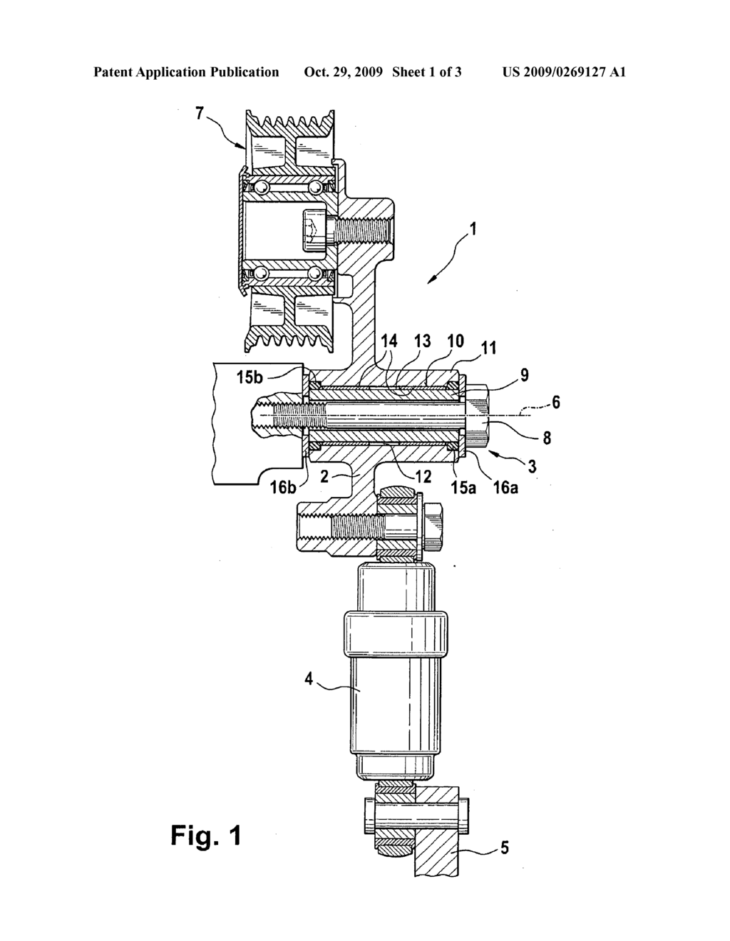 LEVER MOUNTING ARRANGEMENT COMPRISING AN INJECTED SLIDING BEARING - diagram, schematic, and image 02