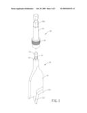 Alignment Structure for a Wood Flat Drill Bit diagram and image