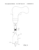 Alignment Structure for a Wood Flat Drill Bit diagram and image