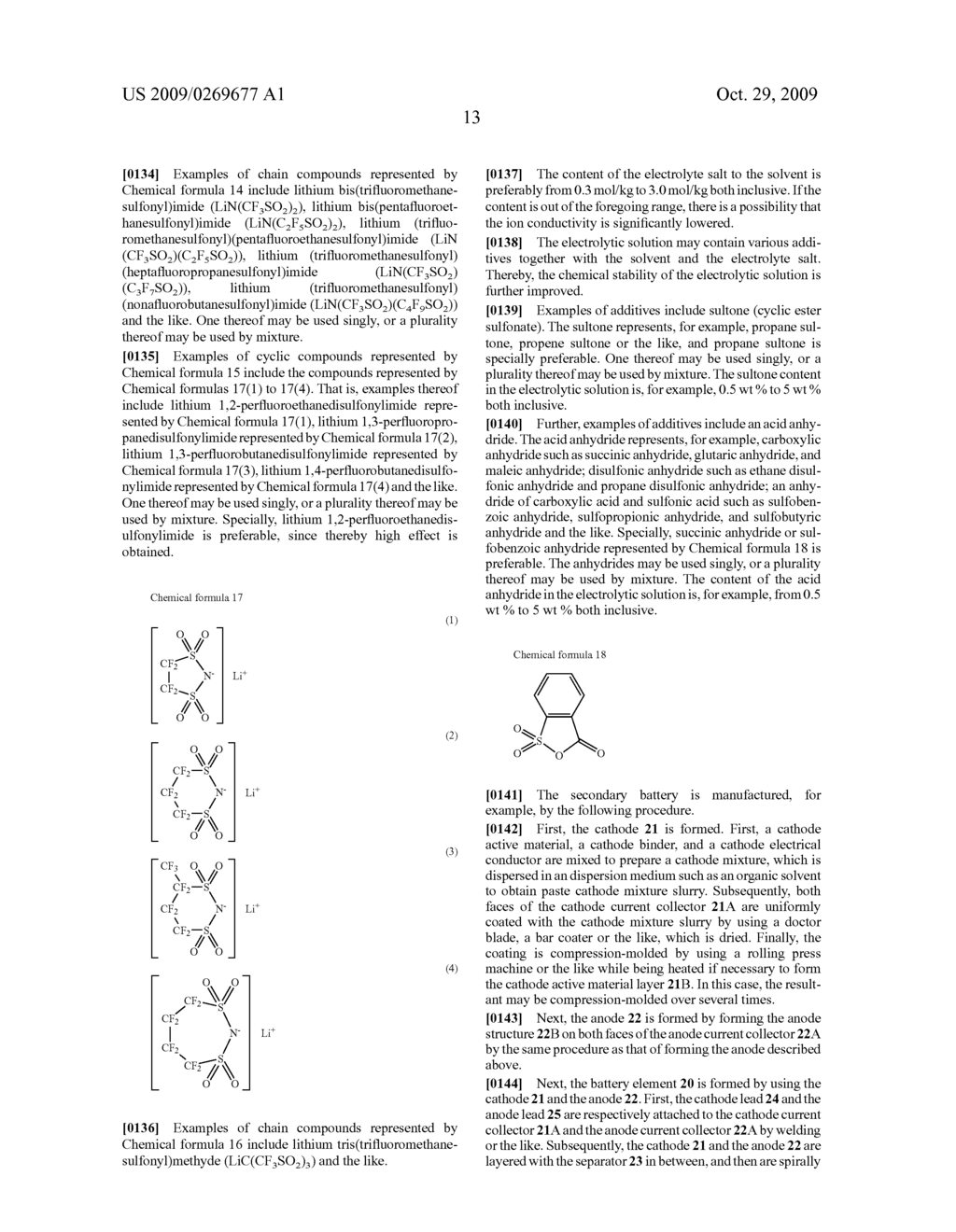 ANODE AND SECONDARY BATTERY - diagram, schematic, and image 26