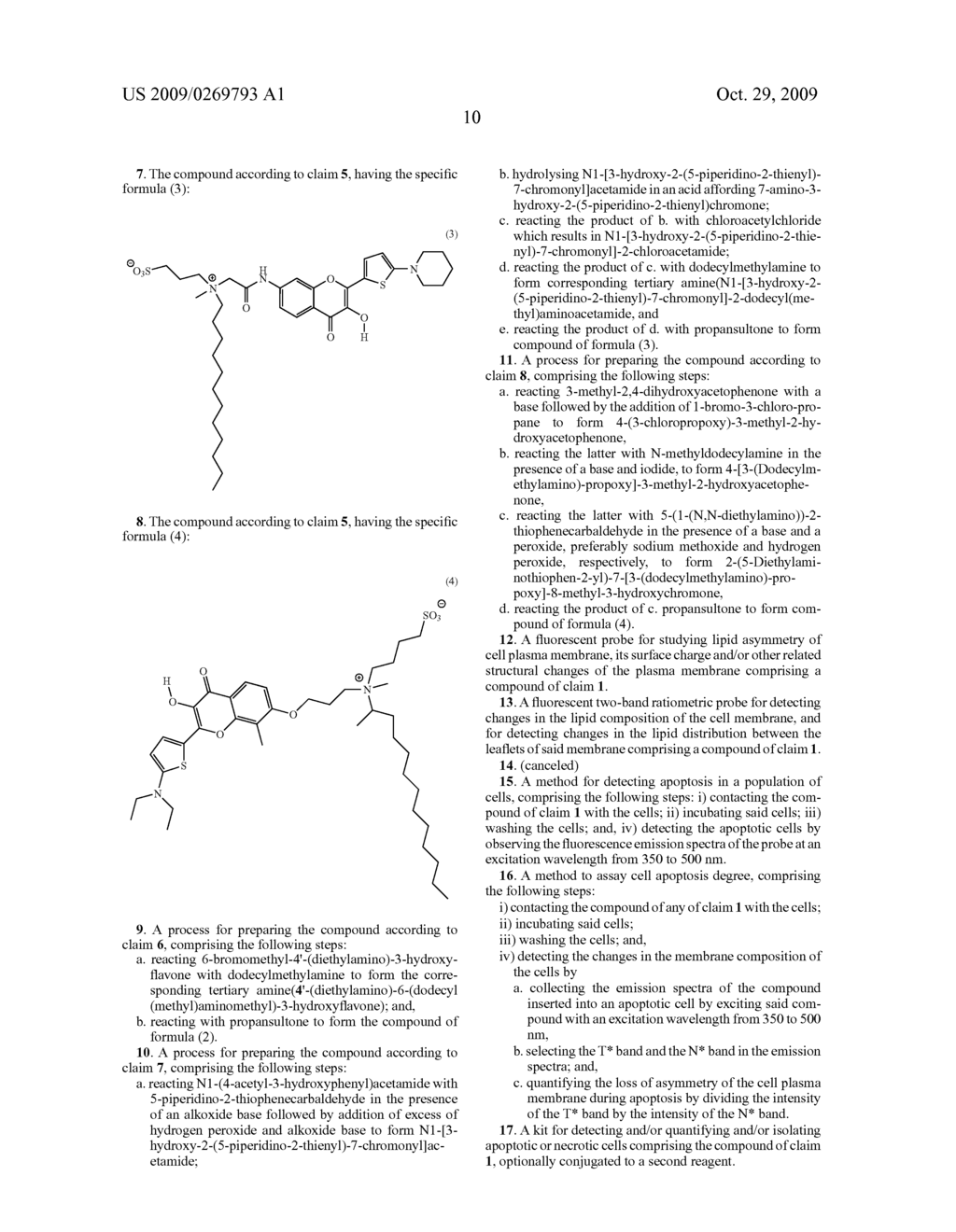 Compounds and Kits for the Detection and the Quantification of Cell Apoptosis - diagram, schematic, and image 19