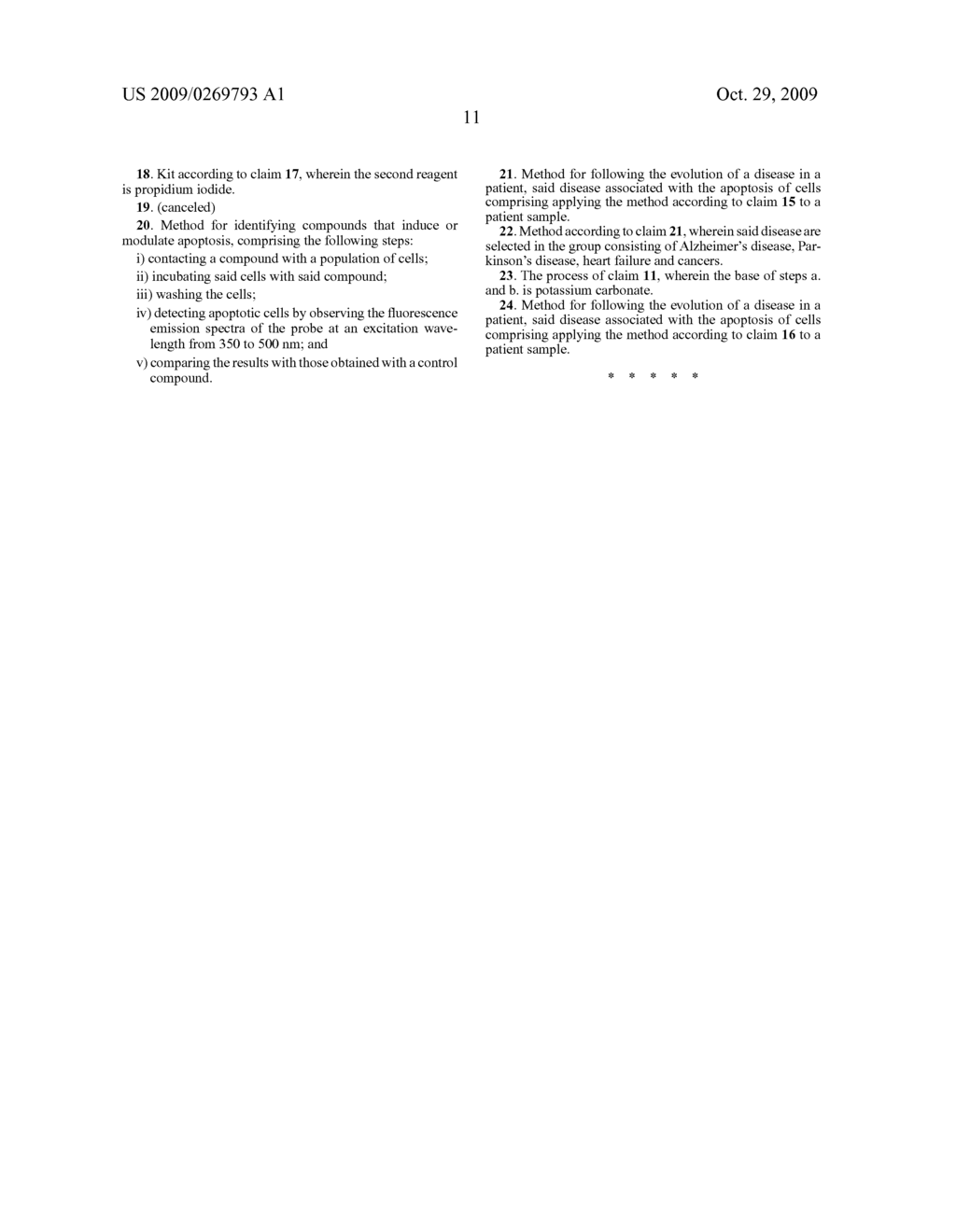 Compounds and Kits for the Detection and the Quantification of Cell Apoptosis - diagram, schematic, and image 20