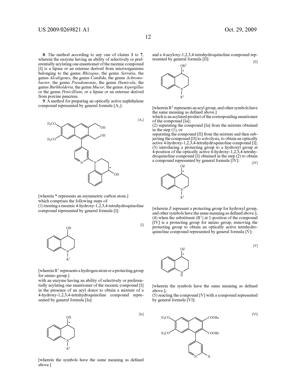 Method for Preparing Optically Active 4-Hydroxy-1,2,3,4-Tetrahydroquinoline Compound - diagram, schematic, and image 13