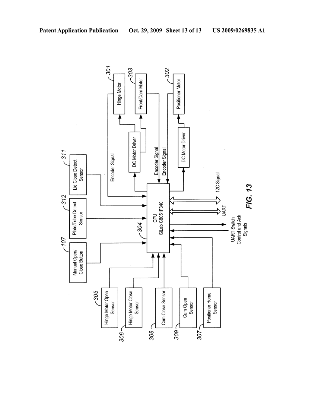 Thermal Cycler with Self-Adjusting Lid - diagram, schematic, and image 14