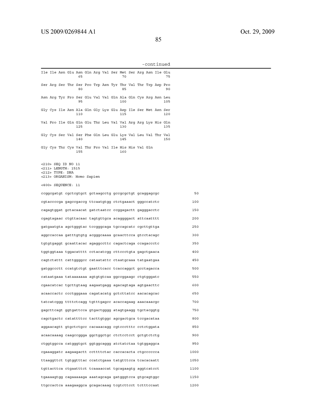 NUCLEIC ACIDS ENCODING A RECEPTOR FOR IL-17 HOMOLOGOUS POLYPEPTIDES - diagram, schematic, and image 141