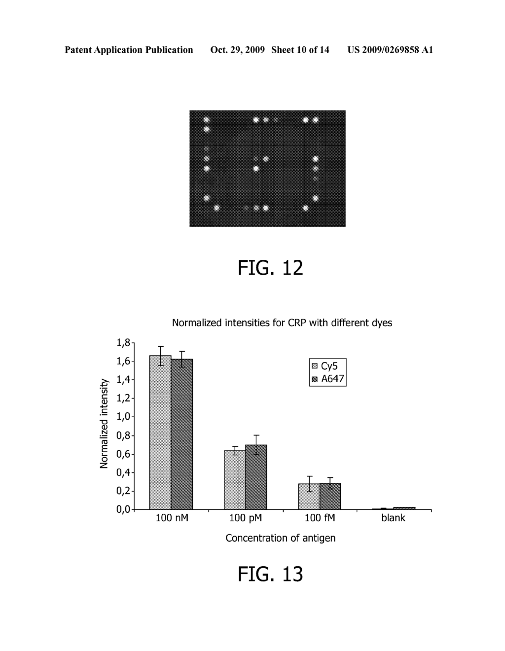 METHOD OF DETERMINING THE CONCENTRATION OF AN ANALYTE USING ANALYTE SENSOR MOLECULES COUPLED TO A POROUS MEMBRANE - diagram, schematic, and image 11