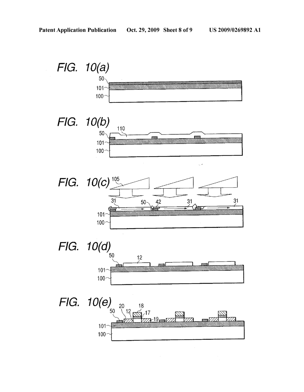 THIN FILM SEMICONDUCTOR DEVICE, POLYCRYSTALLINE SEMICONDUCTOR THIN FILM PRODUCTION PROCESS AND PRODUCTION APPARATUS - diagram, schematic, and image 09