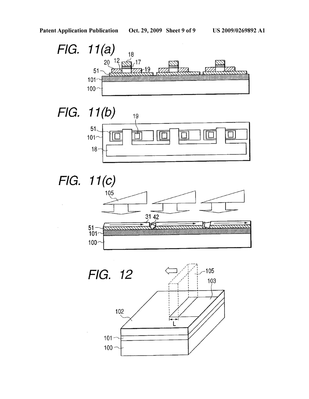 THIN FILM SEMICONDUCTOR DEVICE, POLYCRYSTALLINE SEMICONDUCTOR THIN FILM PRODUCTION PROCESS AND PRODUCTION APPARATUS - diagram, schematic, and image 10