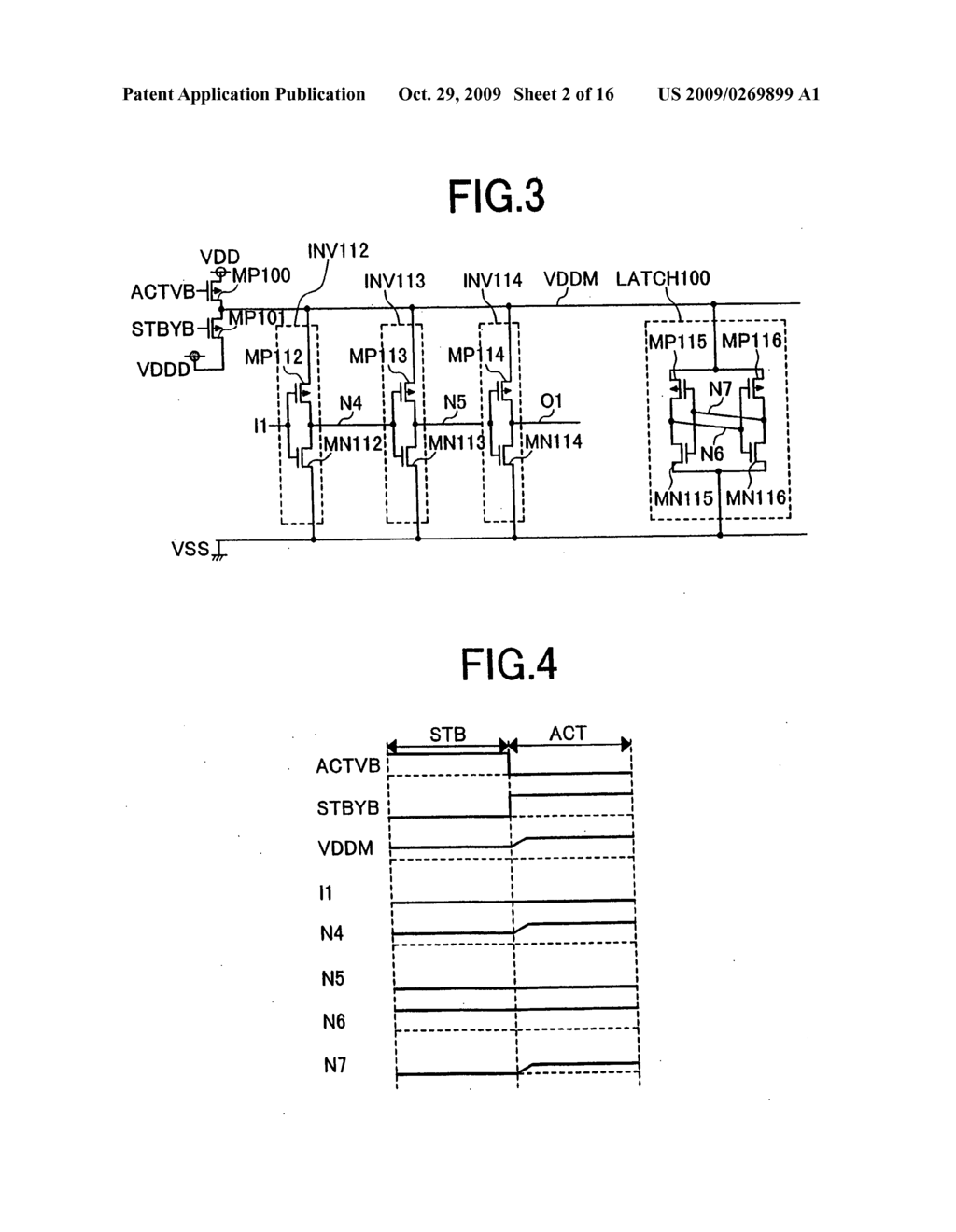 Semiconductor integrated circuit device with reduced leakage current - diagram, schematic, and image 03