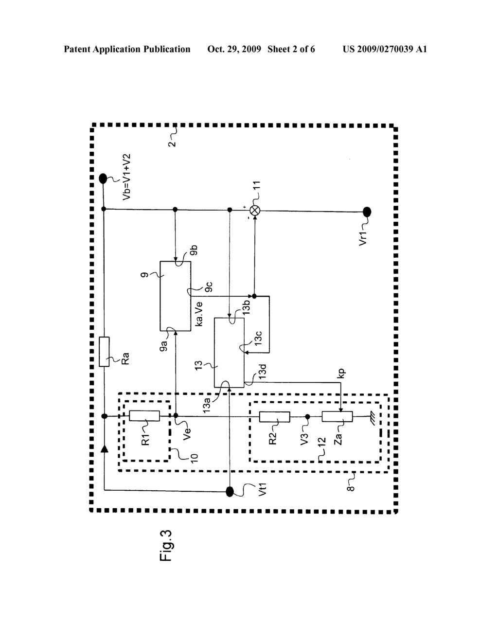 Method and hybrid circuit for attenuating near-end crosstalk in a bidirectional signal transmission - diagram, schematic, and image 03