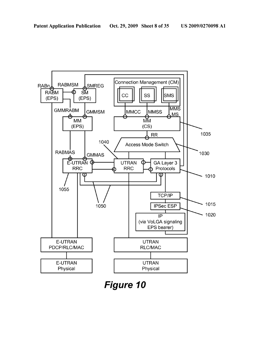 Method and Apparatus for User Equipment Registration in a Voice over Long Term Evolution via Generic Access - diagram, schematic, and image 09