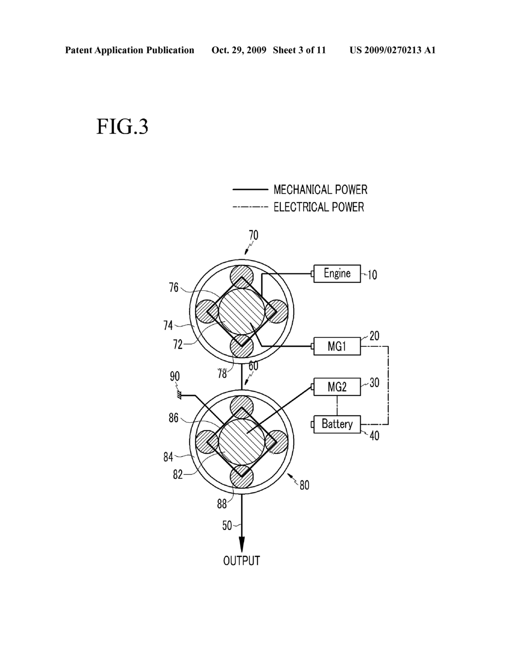 POWER TRANSMITTING APPARATUS OF HYBRID VEHICLES - diagram, schematic, and image 04