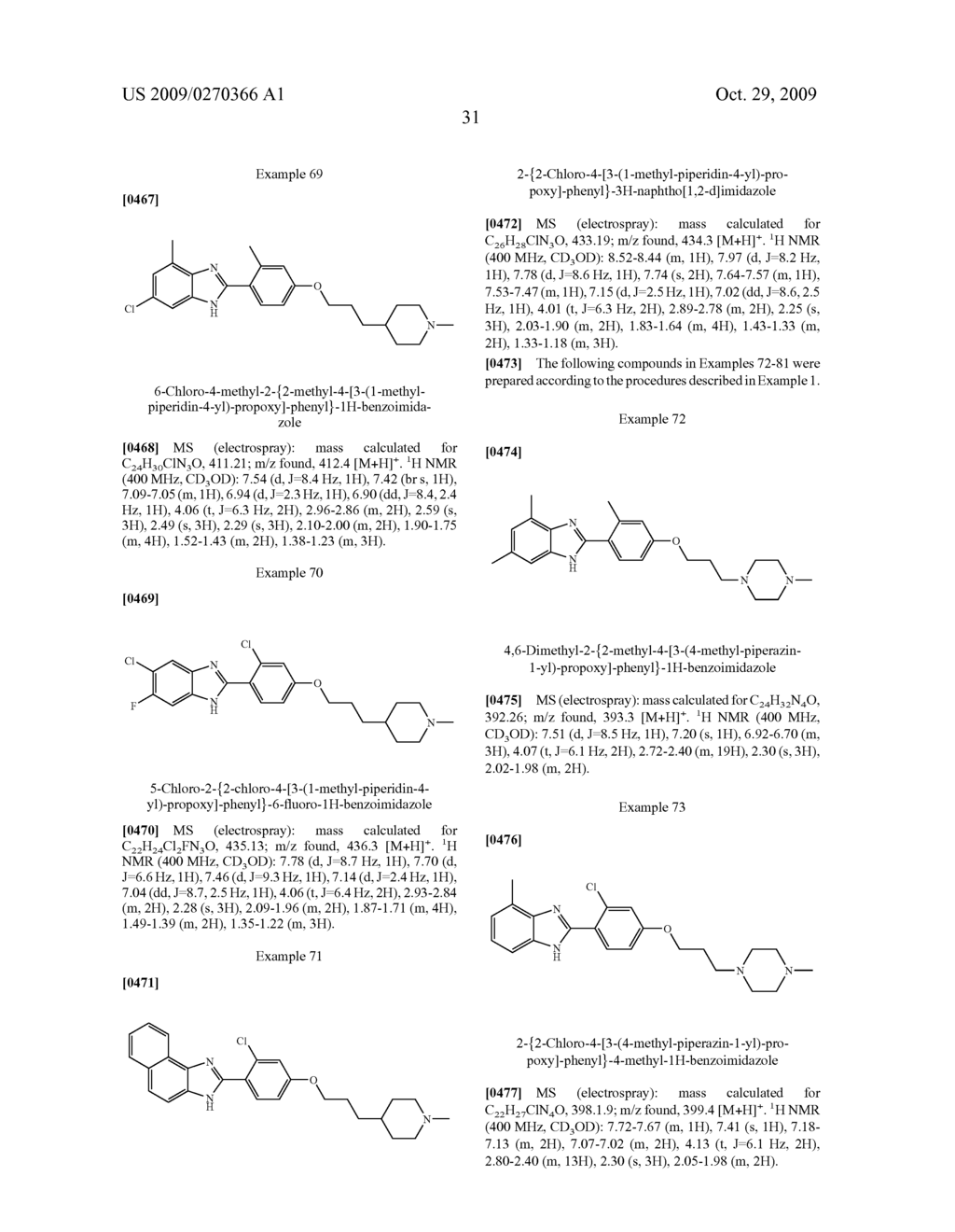 Benzoimidazole compounds - diagram, schematic, and image 32