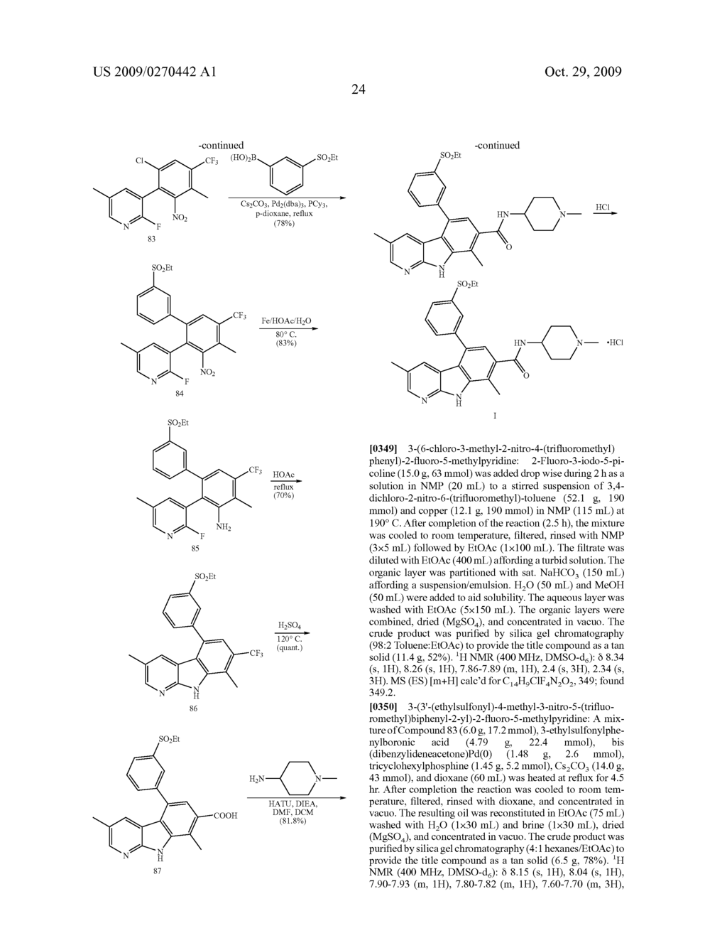 POLYMORPHS OF HYDROCHLORIDE SALT OF 5-(3-(ETHYLSULFONYL)PHENYL)-3,8-DIMETHYL-N-(1-METHYLPIPERIDIN-4-YL)-9H-PY- RIDO[2,3-B]INDOLE-7-CARBOXAMIDE AND METHODS OF USE THEREFOR - diagram, schematic, and image 85