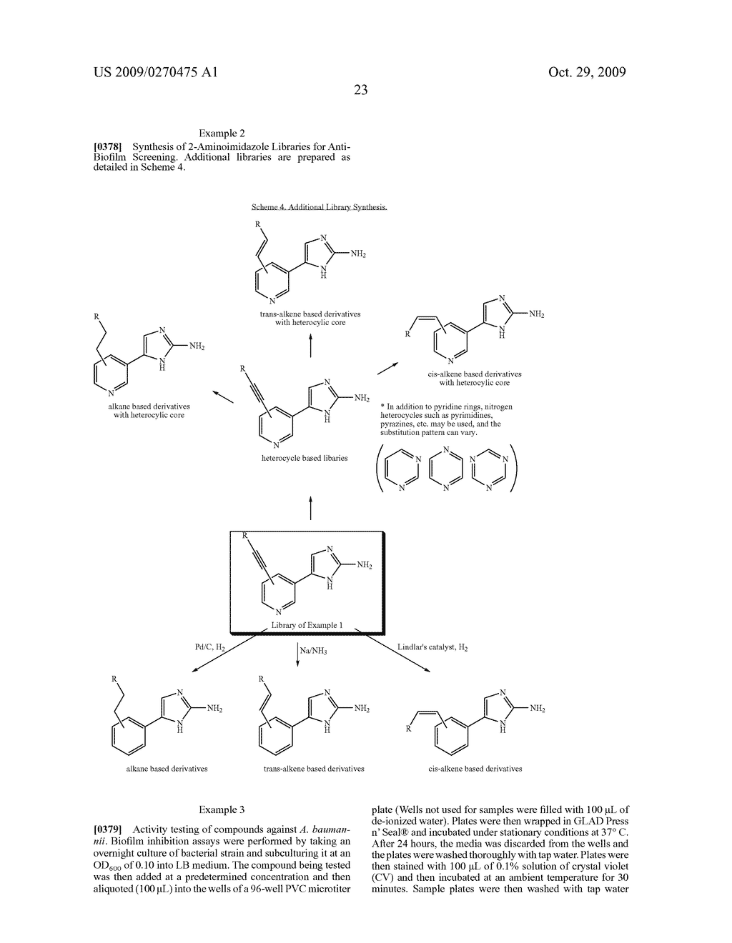 INHIBITION OF BACTERIAL BIOFILMS WITH IMIDAZOLE-PHENYL DERIVATIVES - diagram, schematic, and image 24